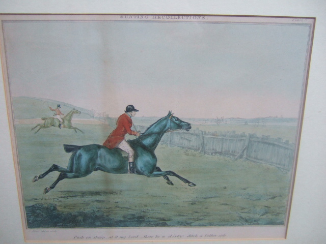 Appraisal: After Henry Alken Hunting Recollections a set of six aquatints