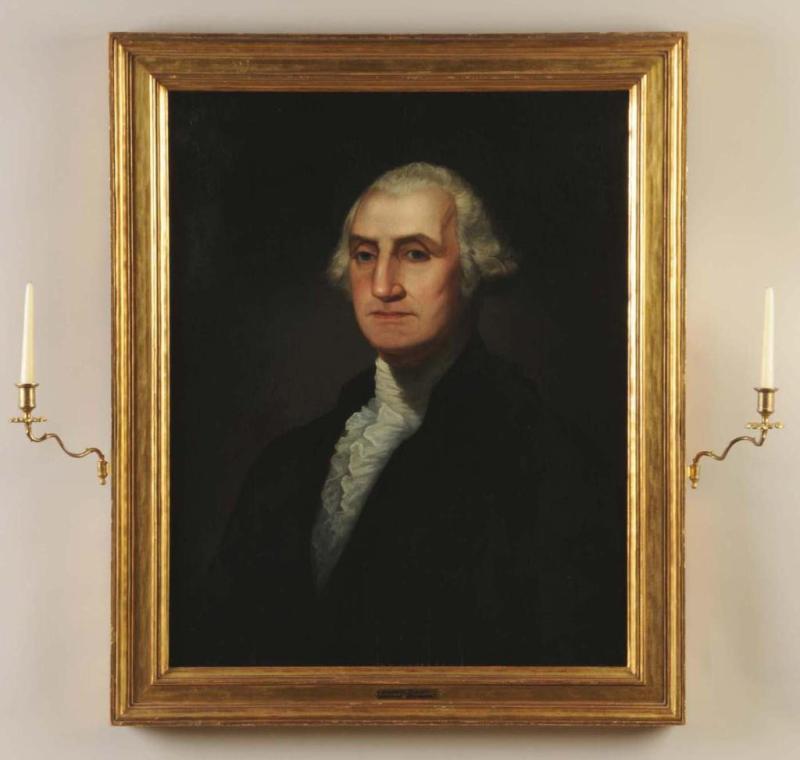 Appraisal: Portrait of Washington After Gilbert Stuart Description American - George