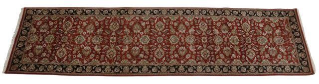 Appraisal: Hand-tied Jaipur runner India approx ' l ' w