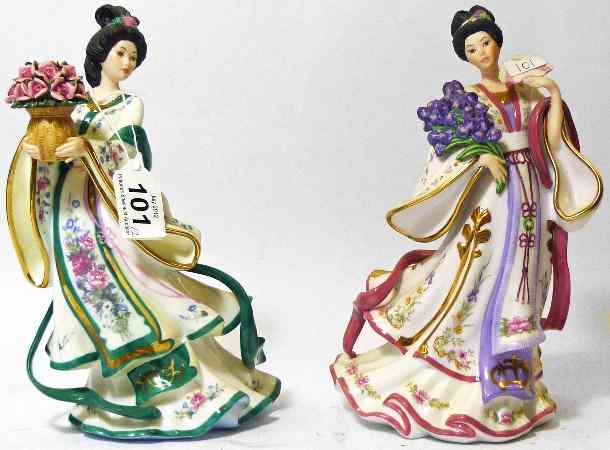 Appraisal: Figures from the Danbury Mint Collection The Rose Princess and