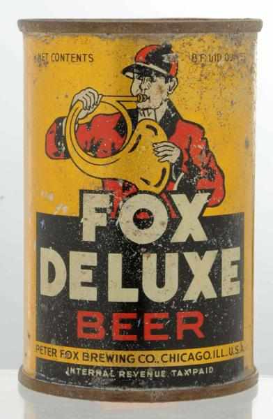 Appraisal: Fox Deluxe Beer -Ounce Instructional Beer Can - OI Rust