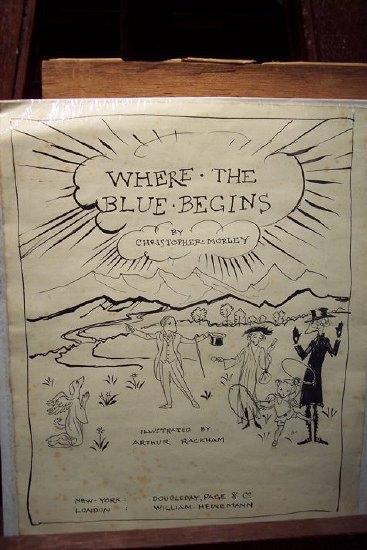 Appraisal: Arthur Rackham Title Page for 'Where the Blue Begins' by