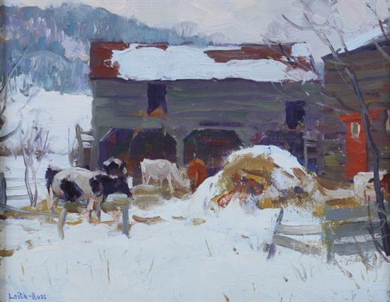 Appraisal: HARRY LEITH-ROSS American - CATSKILL BARN signed lower left Oil