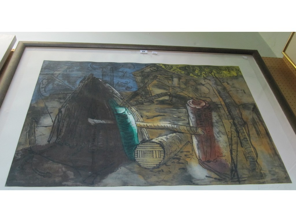 Appraisal: Artist's proof lithograph in colours signed Dunbar