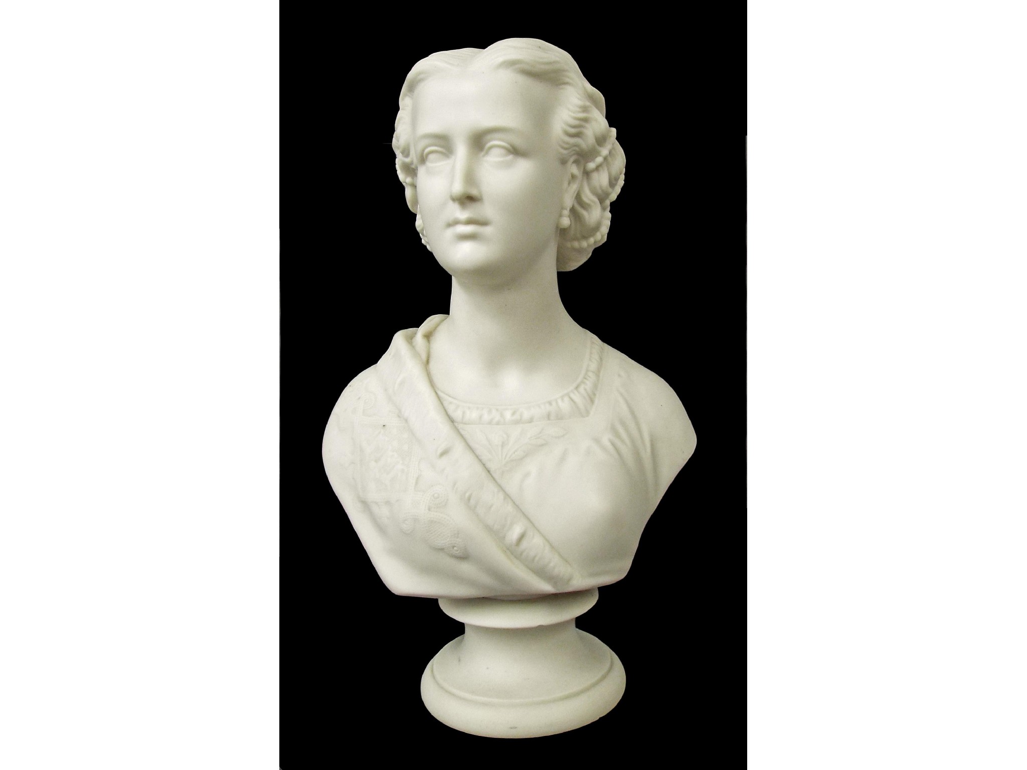 Appraisal: th century Copeland Parian bust of Princess Alexandra sculptured by