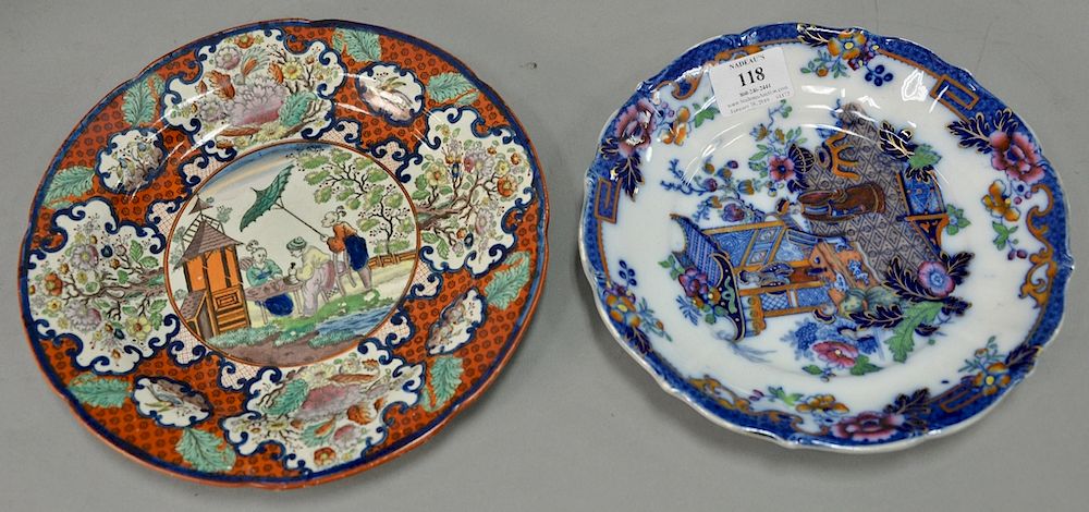 Appraisal: Twelve plates to include six Oriental design and six English