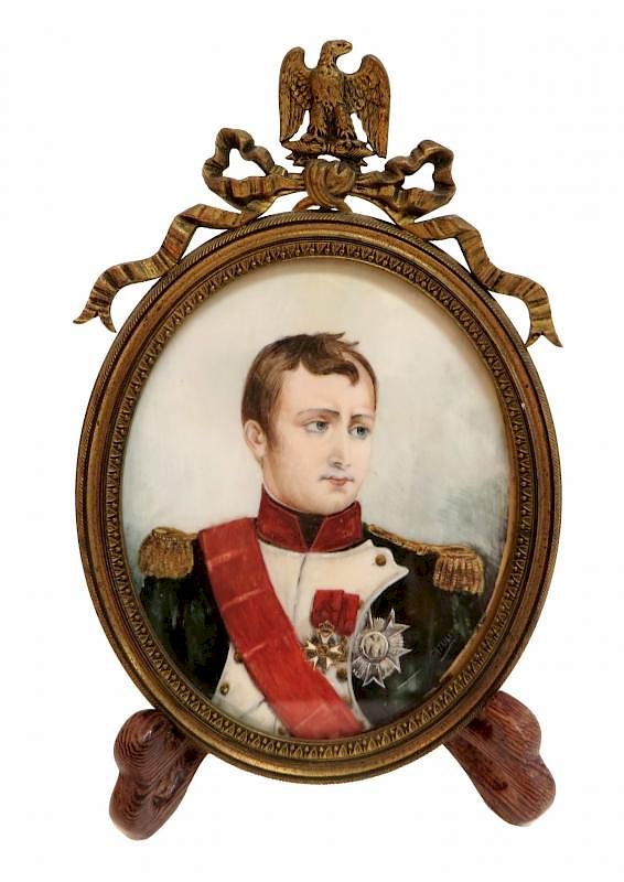 Appraisal: Memorial Portrait Of Napoleonic Interest Memorial Portrait Of Napoleonic Interest