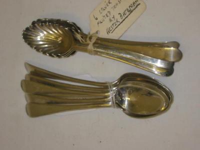 Appraisal: A SET OF SIX GEORGE III TEASPOONS in D E