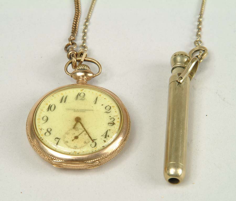 Appraisal: FRANK A ANDREWS BOSTON OPEN FACE POCKET WATCH k gold