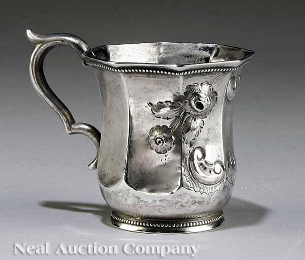 Appraisal: A New Orleans Coin Silver Cup Henry Peat Buckley wc