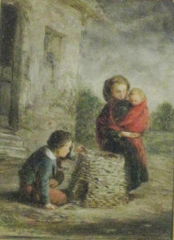 Appraisal: ATTRIBUTED TO EDWARD HUGHES - A Brother's helping Hand and