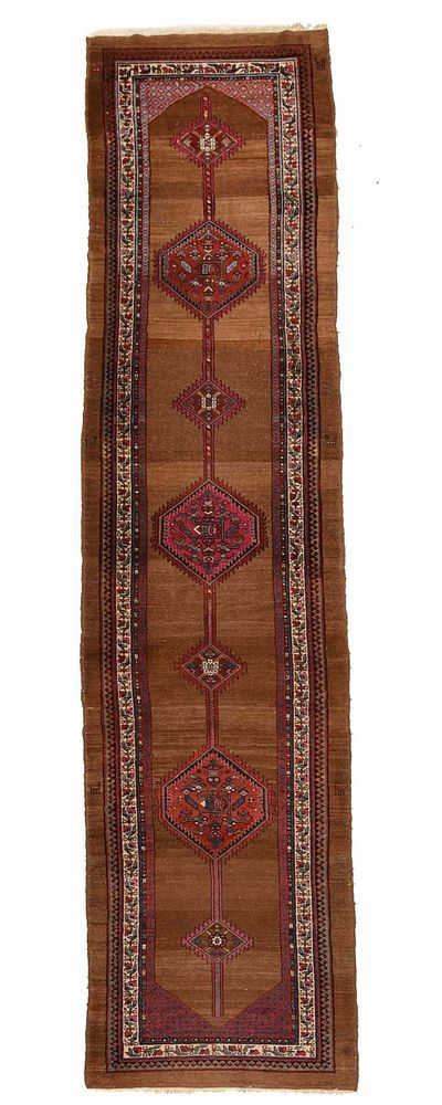 Appraisal: Serab Runner Turkish mid th century camel field with seven