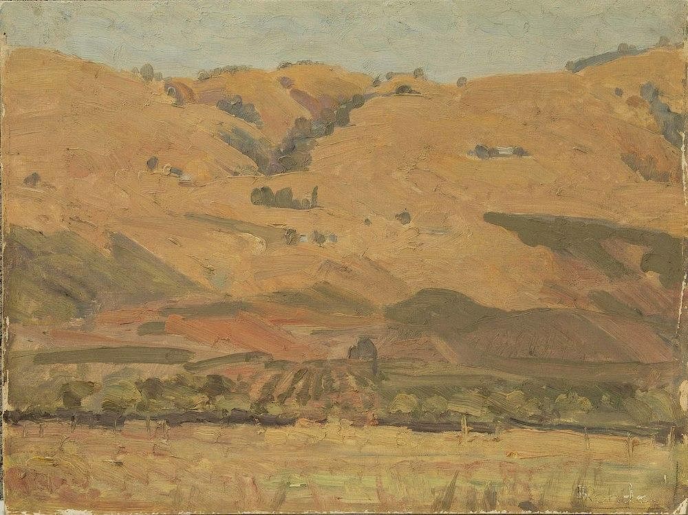 Appraisal: Peter Rohde Painting Peter Rohde California - oil on cardboard