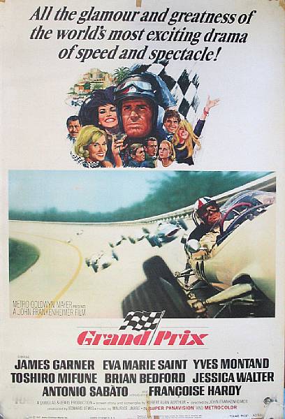 Appraisal: A Grand Prix movie poster US one sheet issued by