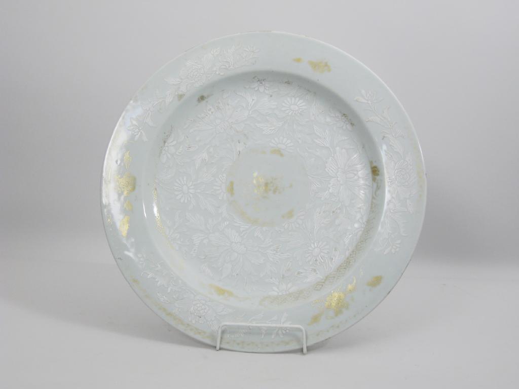 Appraisal: An th Century Chinese circular Charger with floral design in