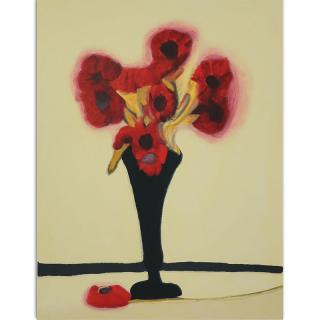 Appraisal: Louise Houde Canadian - Serigraph Black Vase Pencil signed and