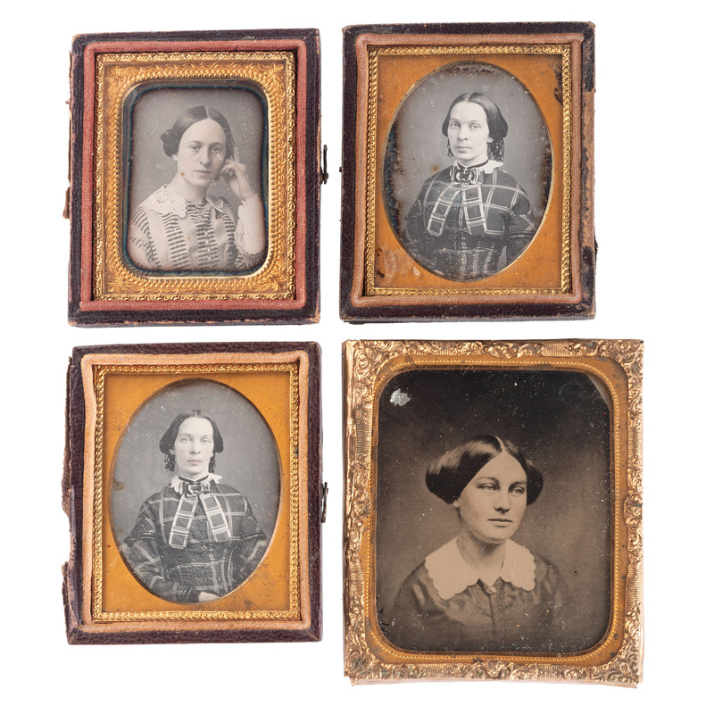 Appraisal: EARLY PHOTOGRAPHY - PORTRAITURE A group of intimate portraits of