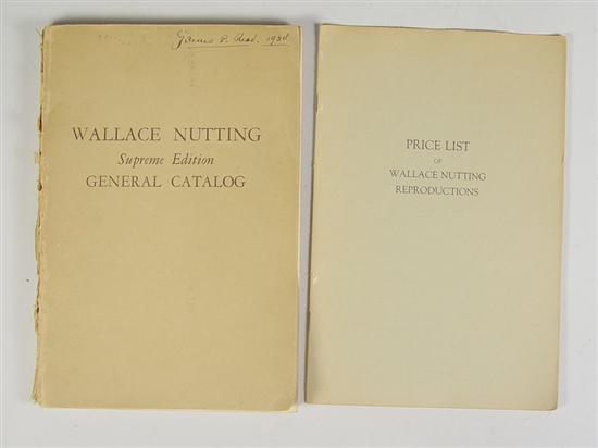 Appraisal: Book Autographed Wallace Nutting Supreme Edition General Catalog Framingham Massachusetts