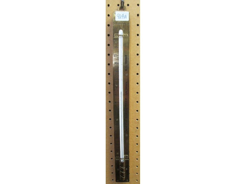 Appraisal: Casartelli Bros stick barometer