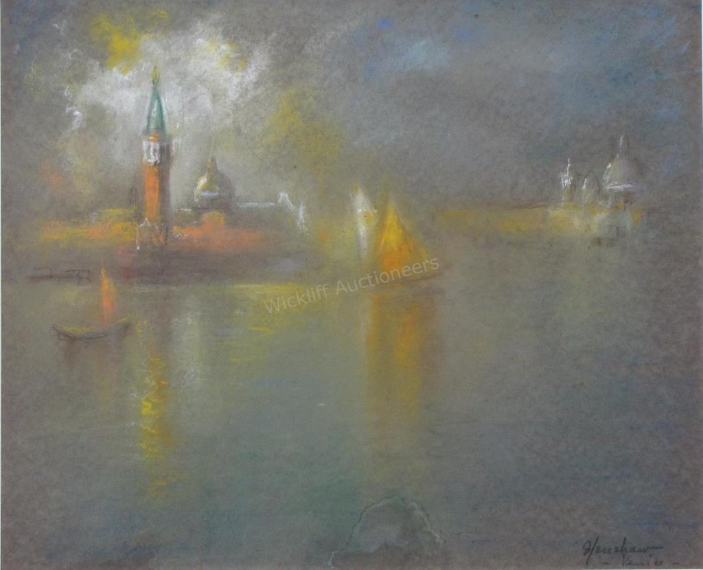 Appraisal: Glen C Henshaw IN MD - x Pastel signed lower