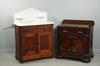 Appraisal: PCS VICTORIAN BEDROOM CABINETS - Both Walnut with carved handles