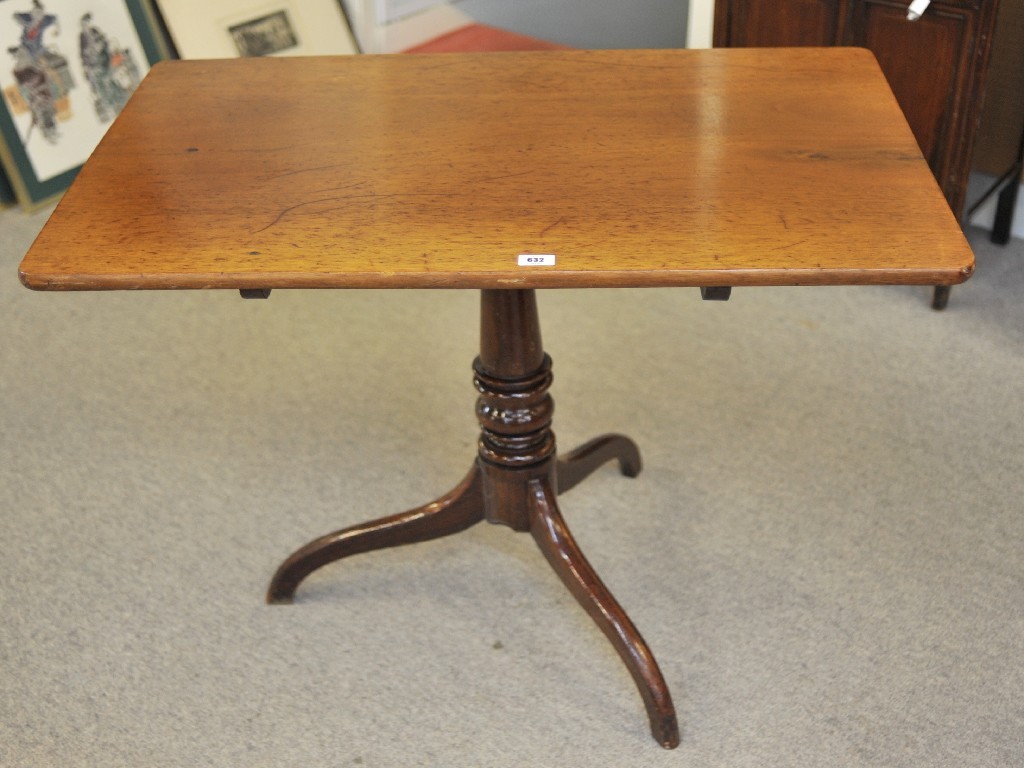 Appraisal: Victorian mahogany tilt top table