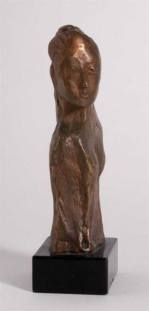 Appraisal: LEVKOVITCH L ON - Bust of a woman Bronze with