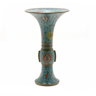 Appraisal: A Cloisonn Enamel Vase Late Ming Dyansty cm A Cloisonn