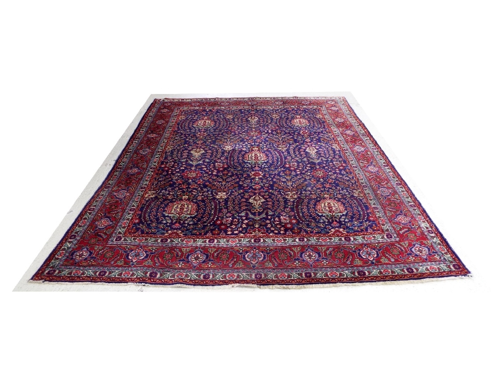 Appraisal: Persian Tabriz carpet x