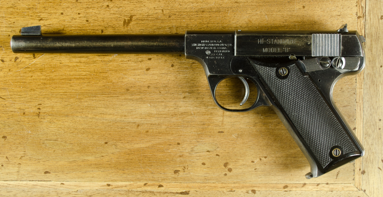 Appraisal: HIGH STANDARD MODEL B SEMI AUTOMATIC PISTOL lr caliber barrel