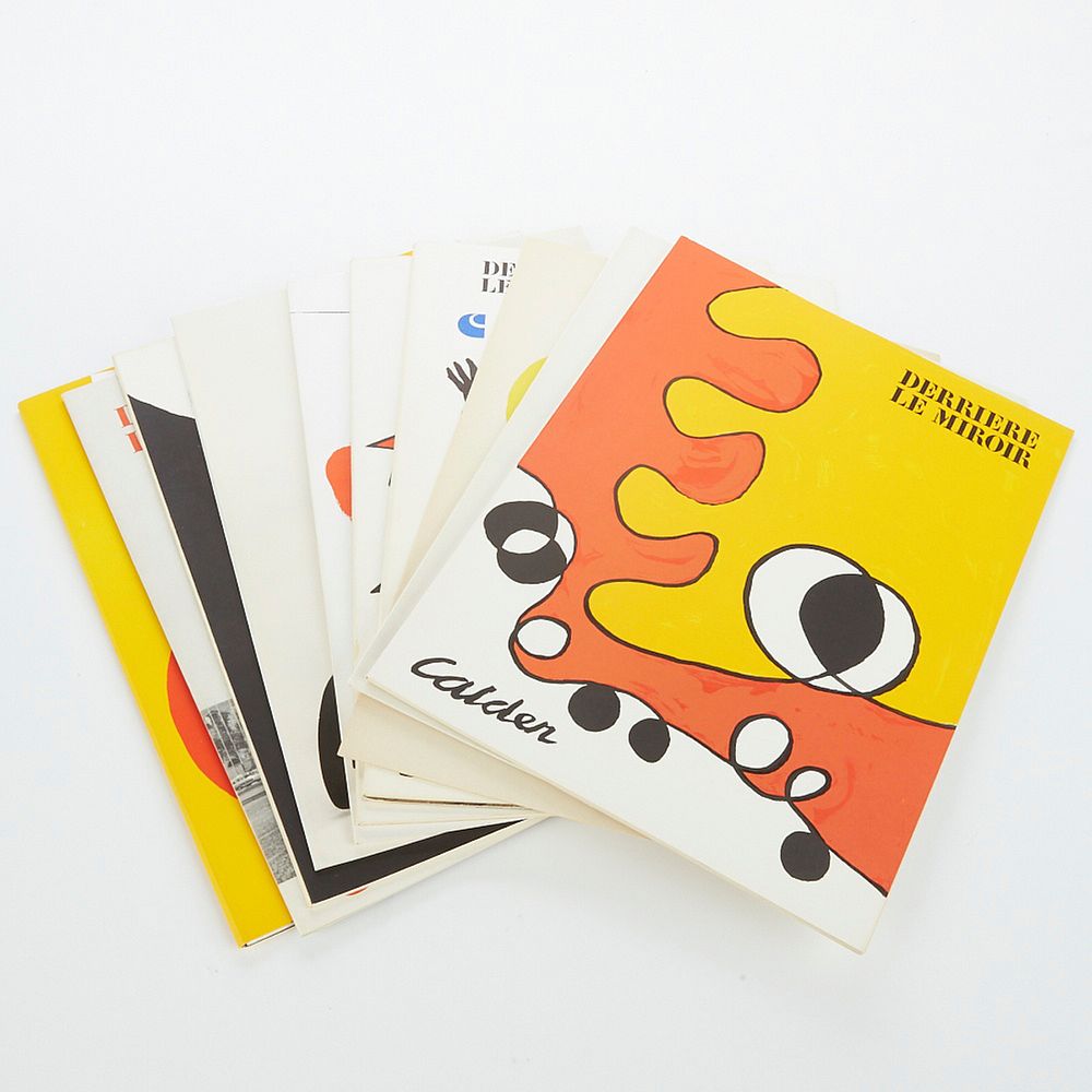 Appraisal: Grp Alexander Calder Books Derriere le Miroir Group of ten