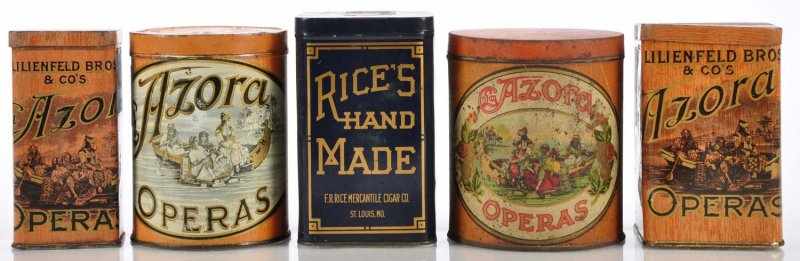 Appraisal: Lot of Cigar Tins Description Very nice includes four interesting