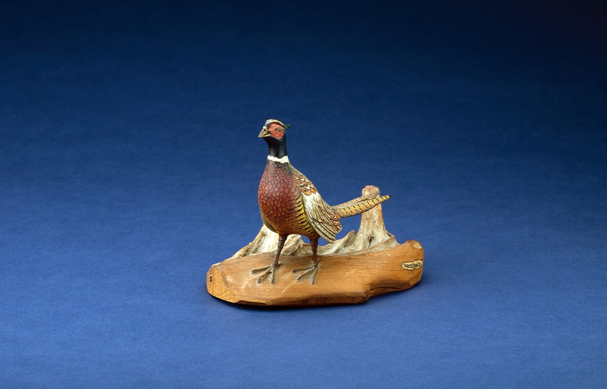 Appraisal: HARRY VREELAND AMERICAN - CARVED AND PAINTED COCK RING-NECKED PHEASANT