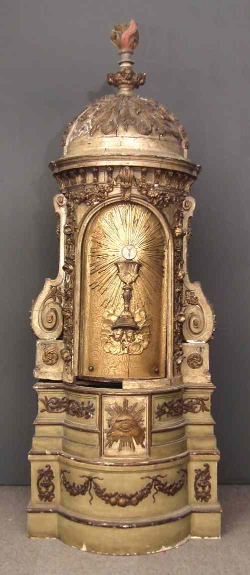 Appraisal: A th th Century French cream painted and gilt decorated