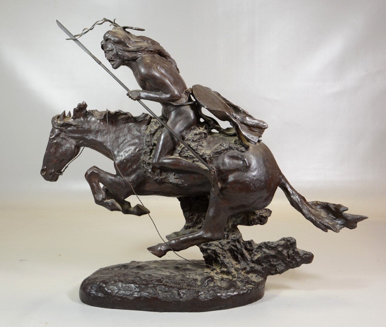 Appraisal: After Frederick Remington The Cheyenne bronze sculpture original cast in