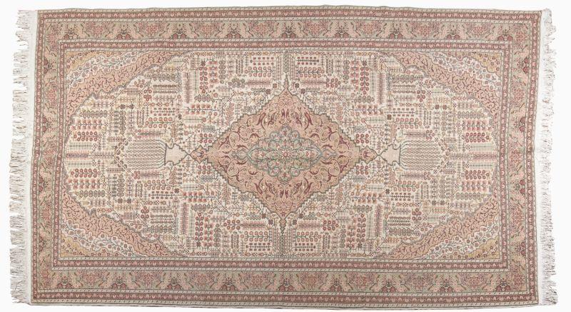 Appraisal: Kayseri Hand Tied Area Rug second half th century pastel