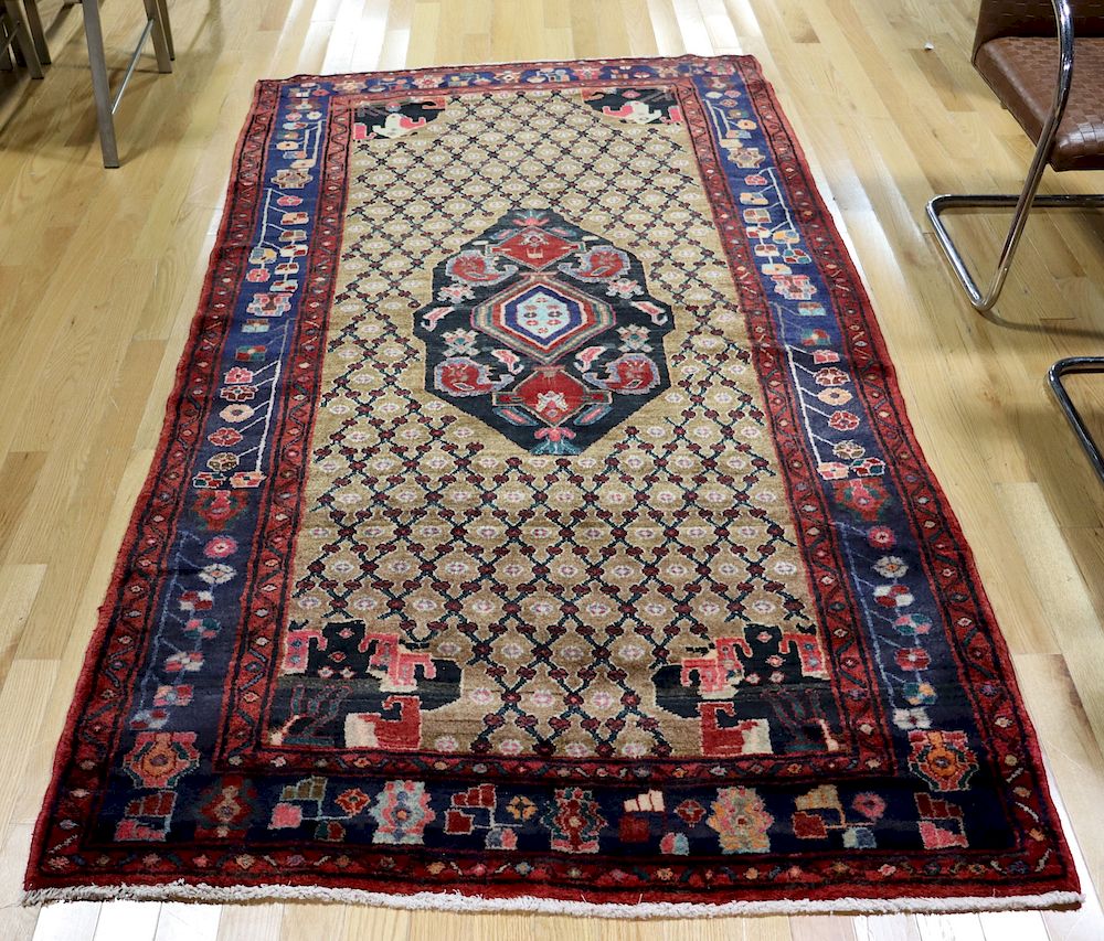 Appraisal: Vintage And Finely Hand Woven Area Carpet From an East