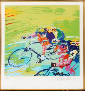 Appraisal: LEROY NEIMAN SERIGRAPH LEROY NEIMAN SERIGRAPH H W INDOOR CYCLING