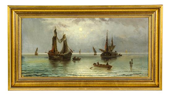 Appraisal: Sale Lot Artist Unknown Continental th th Century Ships at