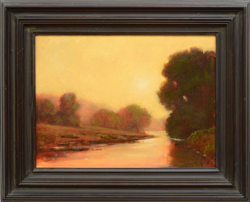 Appraisal: BJORN RYE - MORNING FOG SANTA YUEZ Oil on board