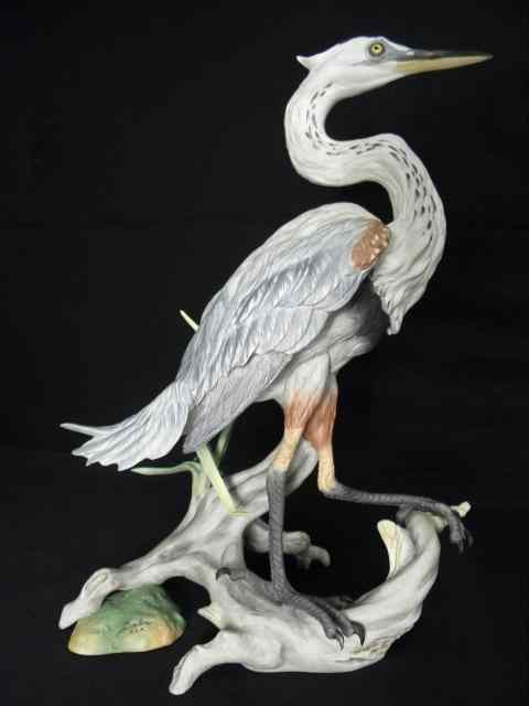 Appraisal: Boehm porcelain ''Douglas Great Blue Heron'' sculpture Limited edition of