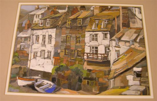 Appraisal: Sonia Robinson British th century 'Polperro ' gouache on paper