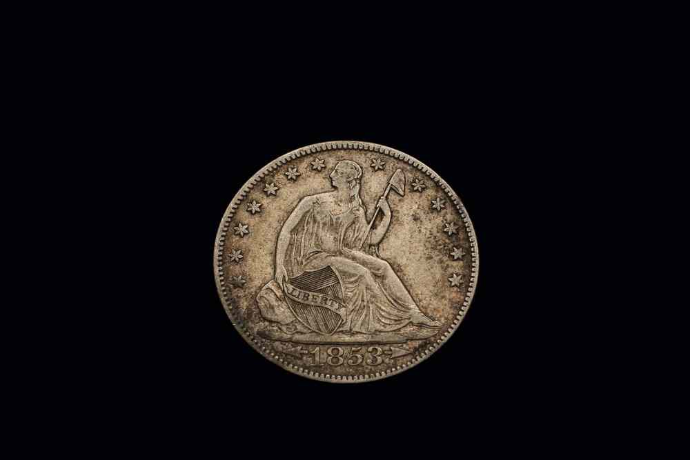 Appraisal: COIN - Liberty Seated half dollar o ungraded