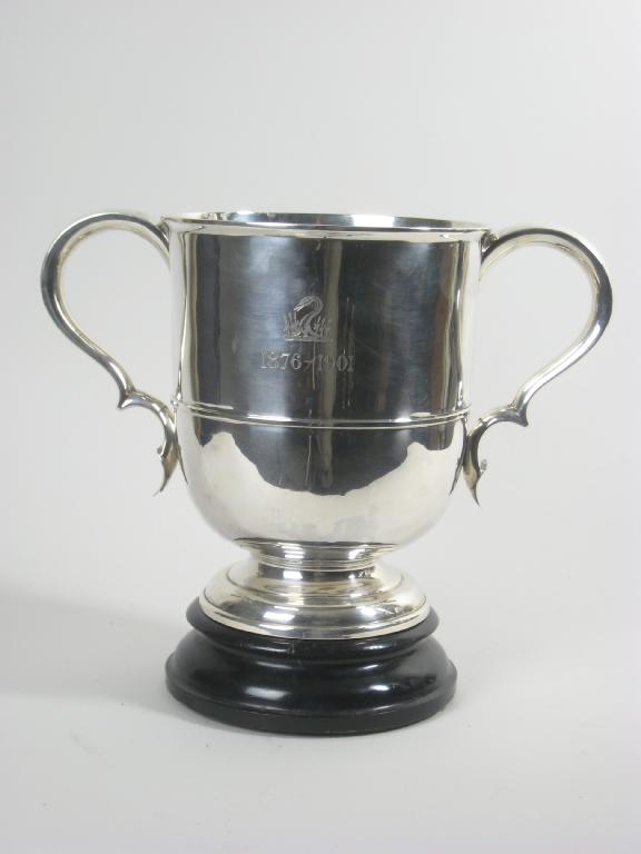 Appraisal: A Victorian two handled Trophy engraved initials F E C