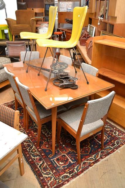 Appraisal: A 'S SEVEN PIECE TEAK MODERNTONE MANUFACTURER OF TABLE AND