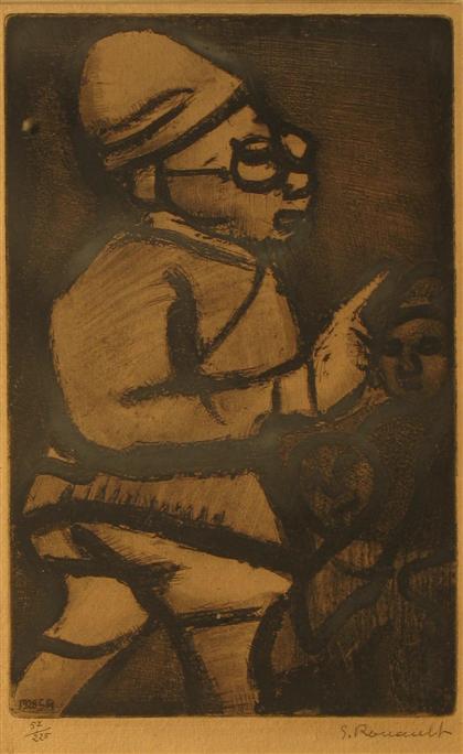 Appraisal: GEORGES ROUAULT french - L'ADMINISTRATEUR from r incarnations du pere