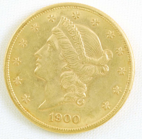 Appraisal: -S Liberty Head Double Eagle gold coin CONDITION About Uncirculated