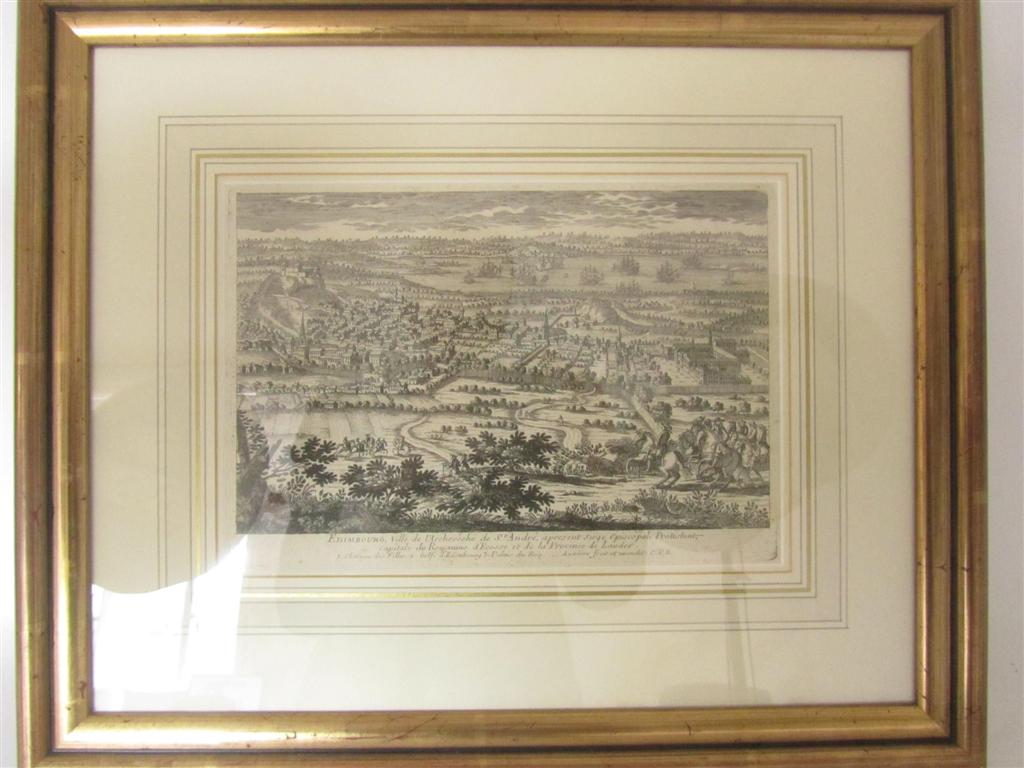 Appraisal: Edinburgh view - Pierre Aveline c Edimbourg ville de l'Archev