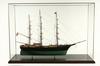 Appraisal: SHIP MODEL - Circa wooden three masted ship model fully