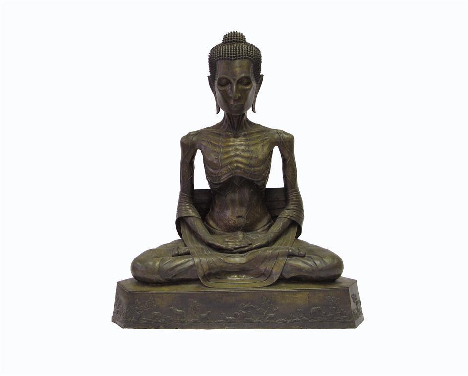 Appraisal: A rare Thai bronze figure of the Emaciated Buddha